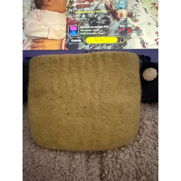 Felt Coin Purse - Fox & Blue Bird - Wild Woolies Fair Trade NWOT - Picture 2 of 3